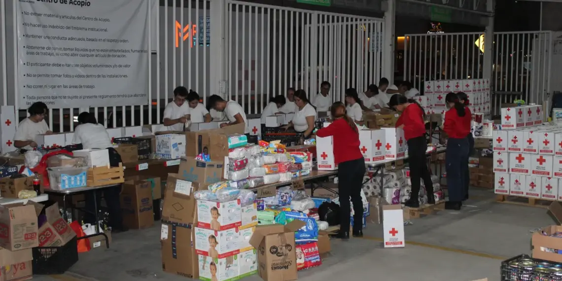 Cruz Roja de Aguascalientes envía 48 toneladas de apoyo a Acapulco