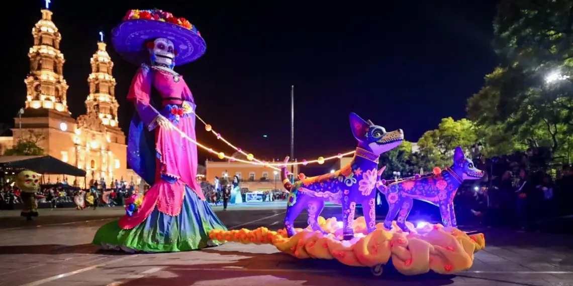 Aguascalientes disfruta del Desfile de Calaveras 2023 "Viva la Catrina"