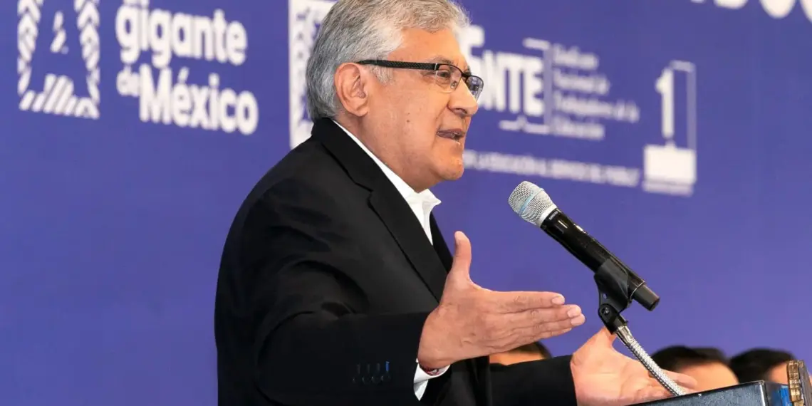 Alfonso Cepeda, dirigente nacional del SNTE.