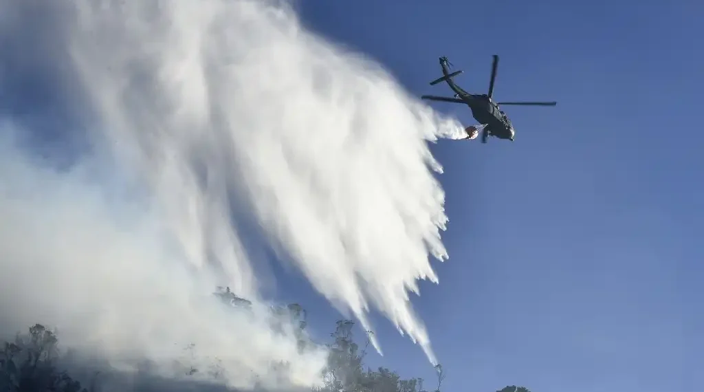 Incendio forestal en Colombia