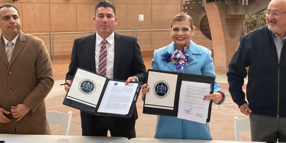 FGE y CCSPT firman convenio de colaboración en Tijuana