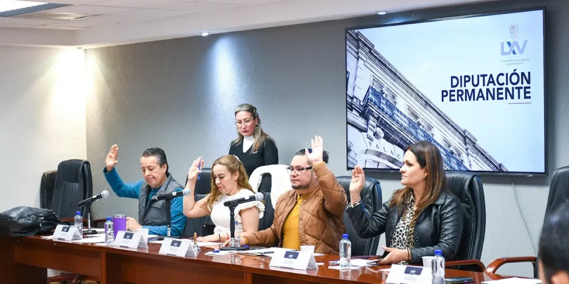 Diputación Permanente de la LXV Legislatura del Congreso de Aguascalientes.