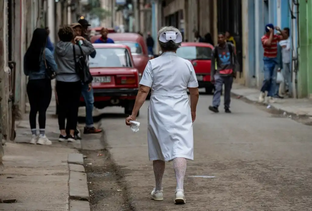 Cuba trabajadores de salud