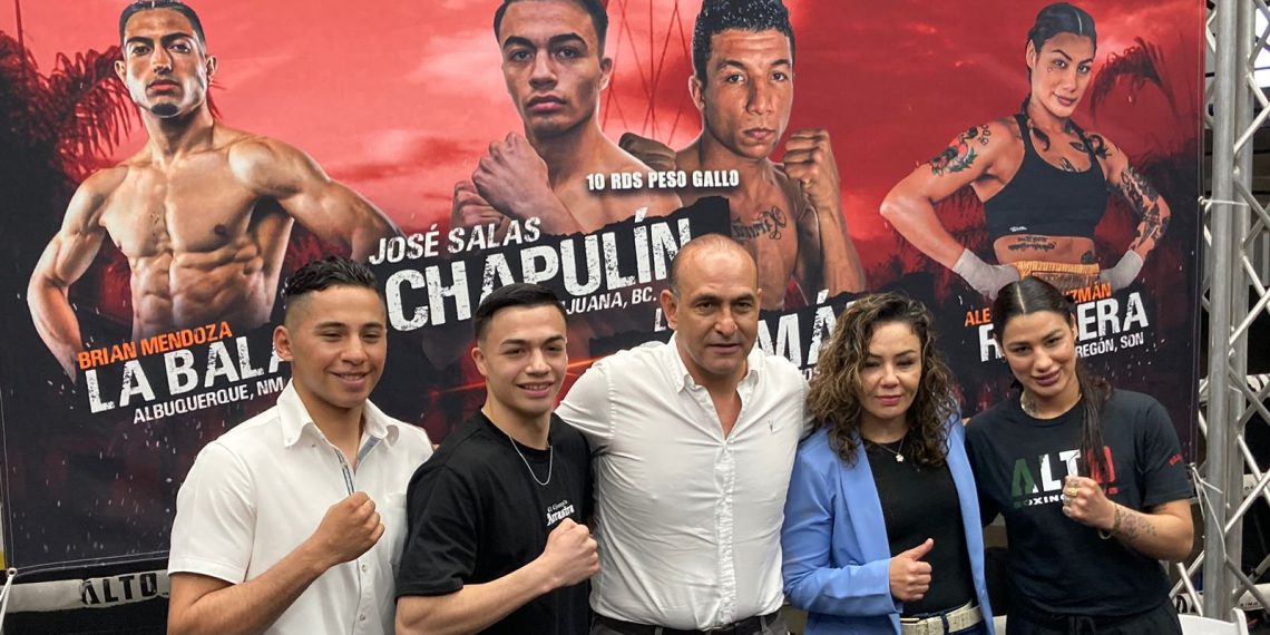 Anuncia pelea del tijuanense José “Chapulín” Salas para el 19 de abril en Auditorio Municipal