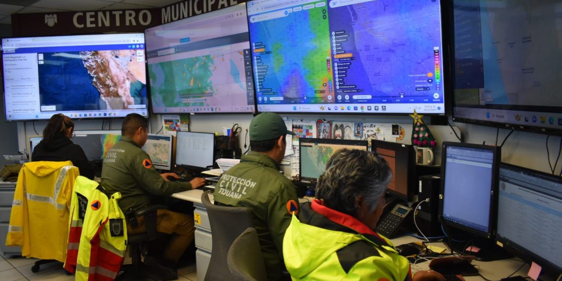 Mantiene ayuntamiento de Tijuana estado de prealerta por lluvias y pide seguir recomendaciones