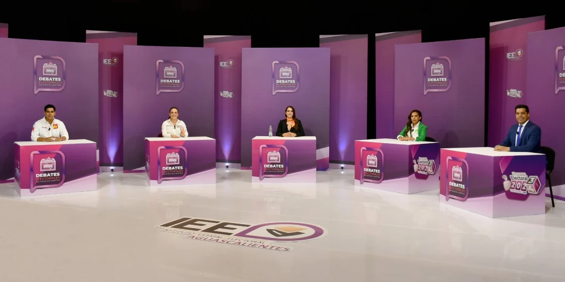 Candidaturas reaccionan a su participación en el debate