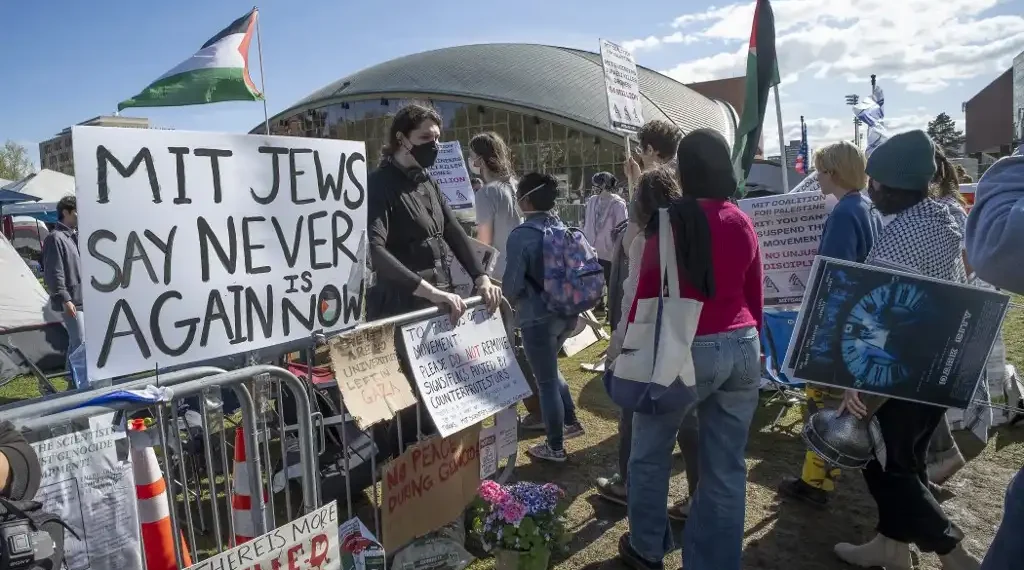 Protestas propalestinas desalojos