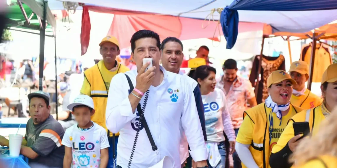 Leo Montañez presenta sus propuestas en Guadalupe Peralta y Solidaridad l