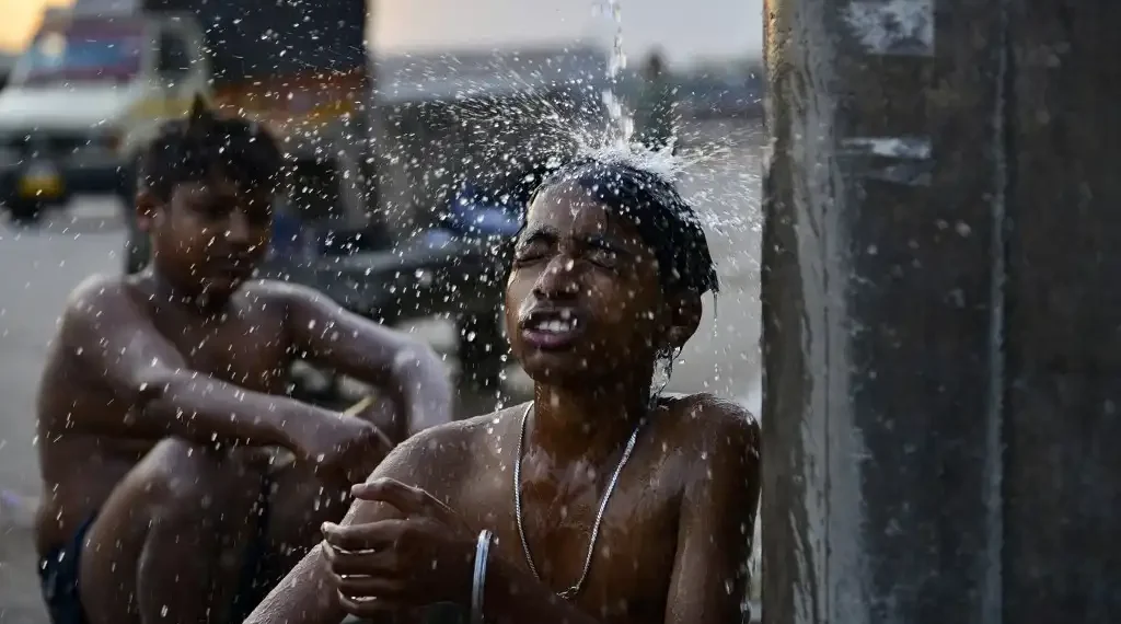 Baño en la calle