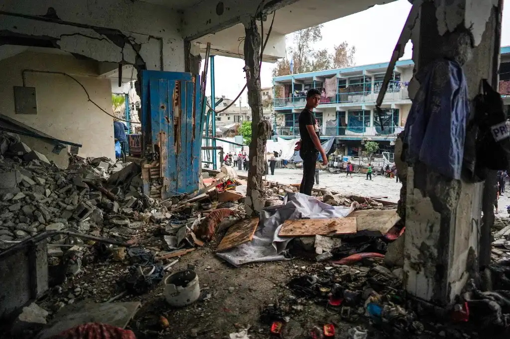 Escuela ONU bombardeo Israel