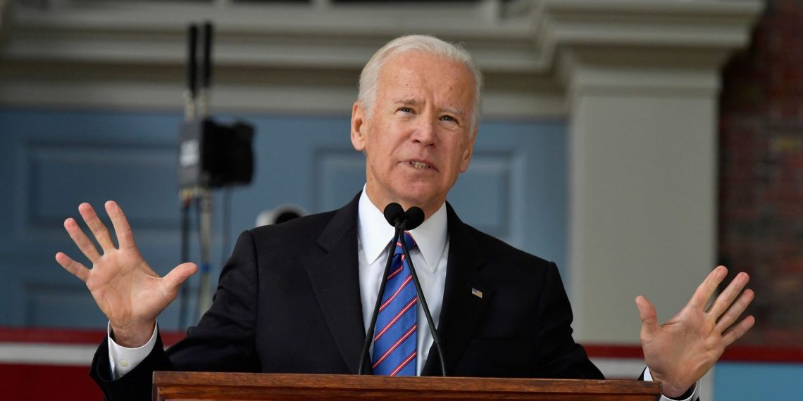 CAMBRIDGE, MA - MAY 24:  Former Vice President Joseph Biden speaks at the Harvard College Class of 2017 Class Day Exercises at Harvard University on May 24, 2017 in Cambridge, Massachusetts. Biden implored graduating students to become involved and paraphrased Plato by saying "The penalty you pay for not being involved is that you are governed by those worse than you."  (Photo by Paul Marotta/Getty Images)