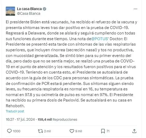 La Casa Blanca Biden