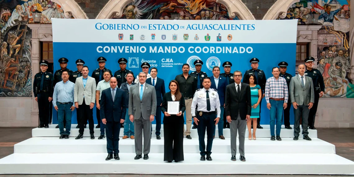 Gobernadora y alcaldes formalizan mando coordinado de seguridad