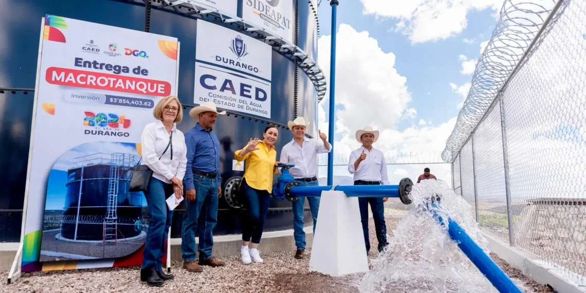 Asegura gobierno que en Durango sí hay infraestructura para garantizar acceso al agua