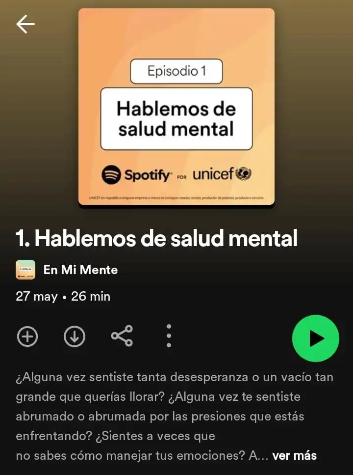 Pódcast salud mental