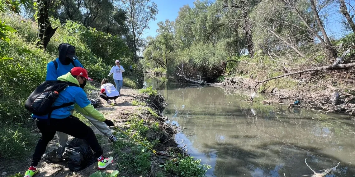Retiran 36 toneladas de basura del Río San Pedro