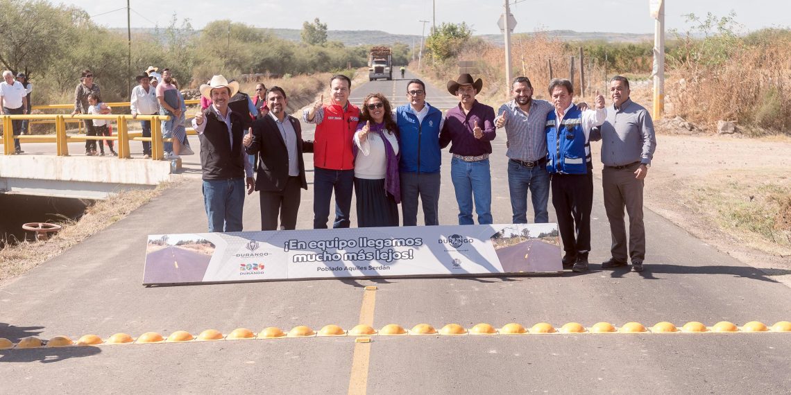 Pavimentan camino al poblado Aquiles Serdán. Tenía 10 años sin atención 