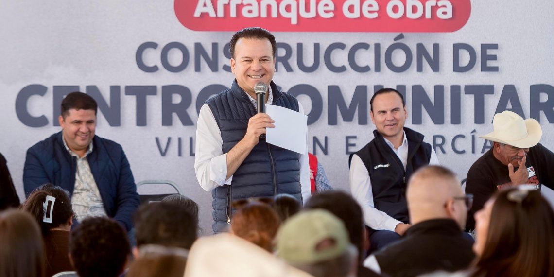 Inicia construcción de Centro Comunitario en Villa Juan E. García, Lerdo