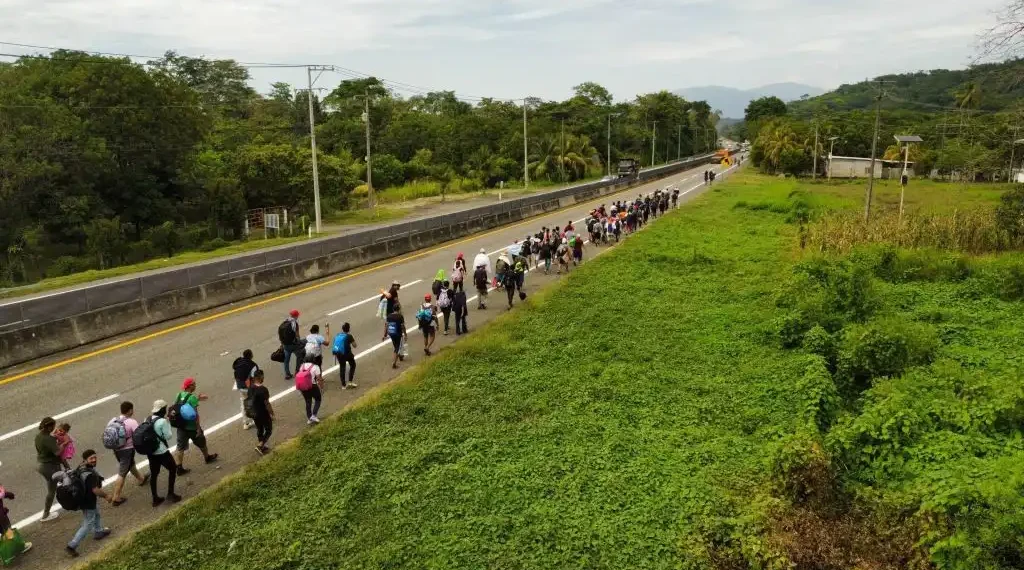 Caravana migrante Trump