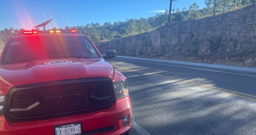 Se congela supercarretera Durango- Mazatlán