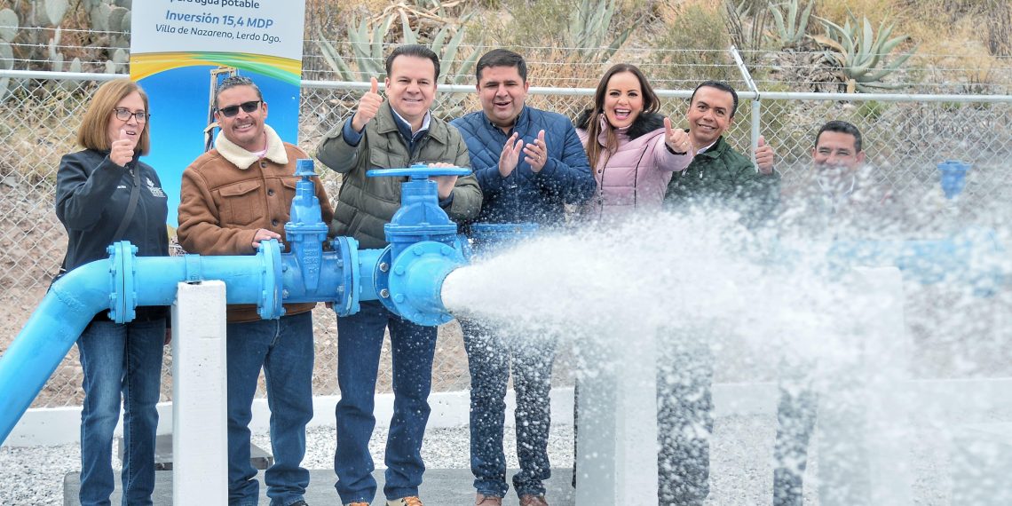 Ponen en marcha pozo de agua en Lerdo