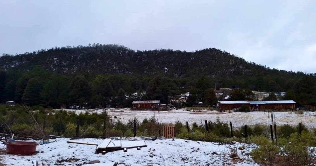 Presencia de nieve Durango