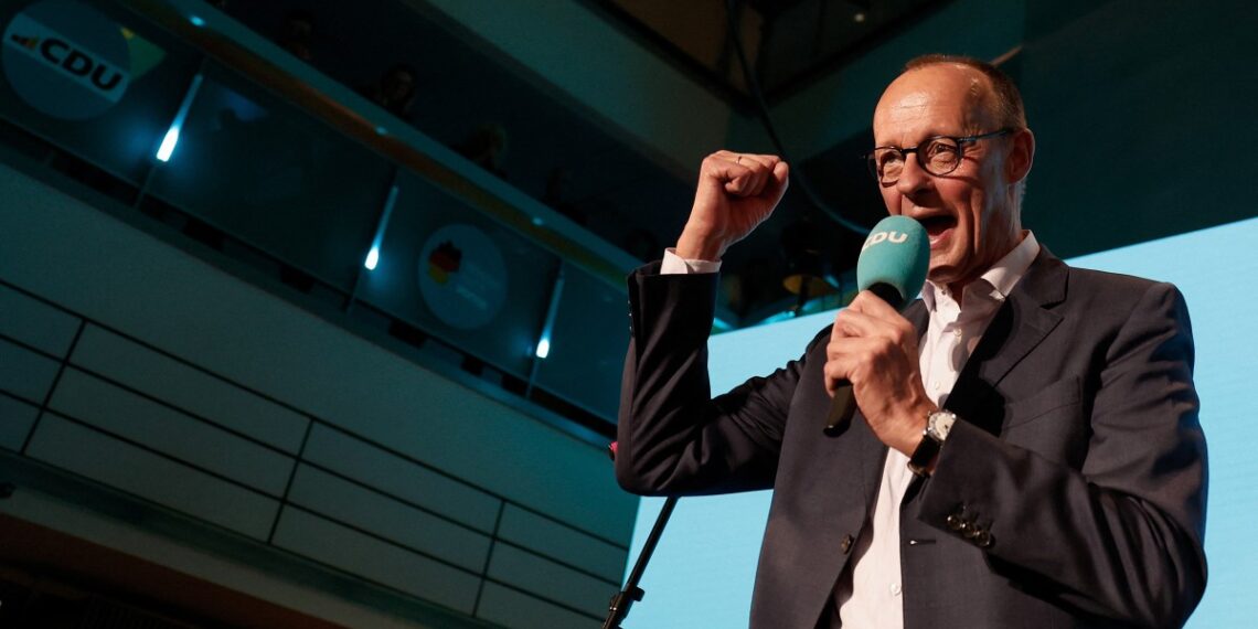 Friedrich Merz es virtual Canciller Federal de Alemania.(Photo by Odd ANDERSEN / AFP)