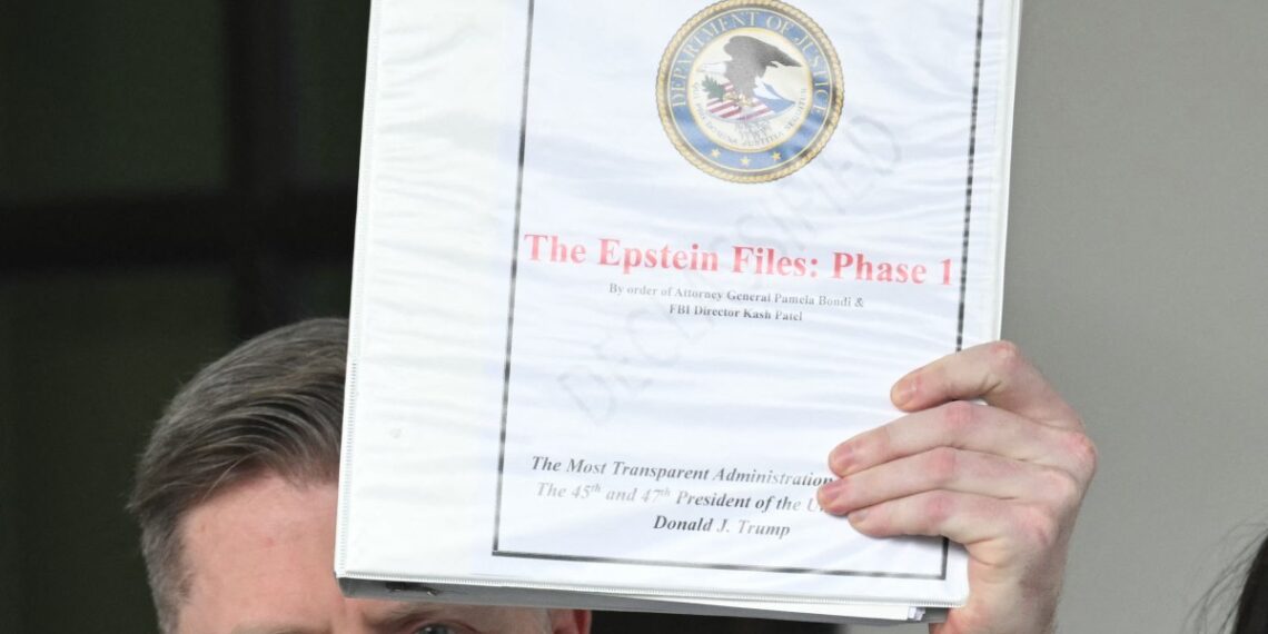 El archivo del juicio de Epstein ha generado muchas especulaciones. (Photo by SAUL LOEB / AFP)