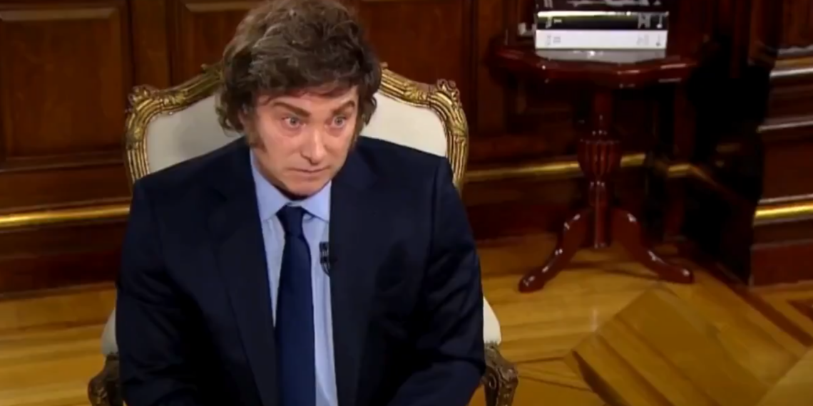 La entrevista hecha con la televisión argentina, TN, se reveló el pacto de la entrevista con el presidente de la nación. (Captura de pantalla)