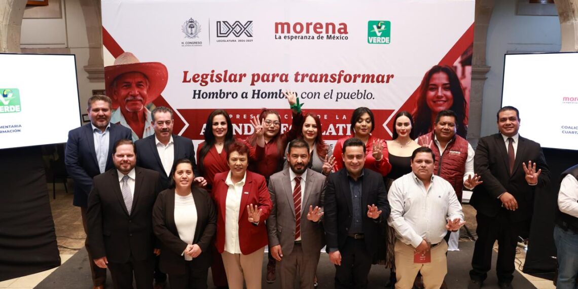 Presenta Morena agenda legislativa