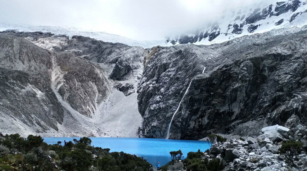 Laguna 69 en la Cordillera Blanca de Perú. (Randy Muñoz Asmat)