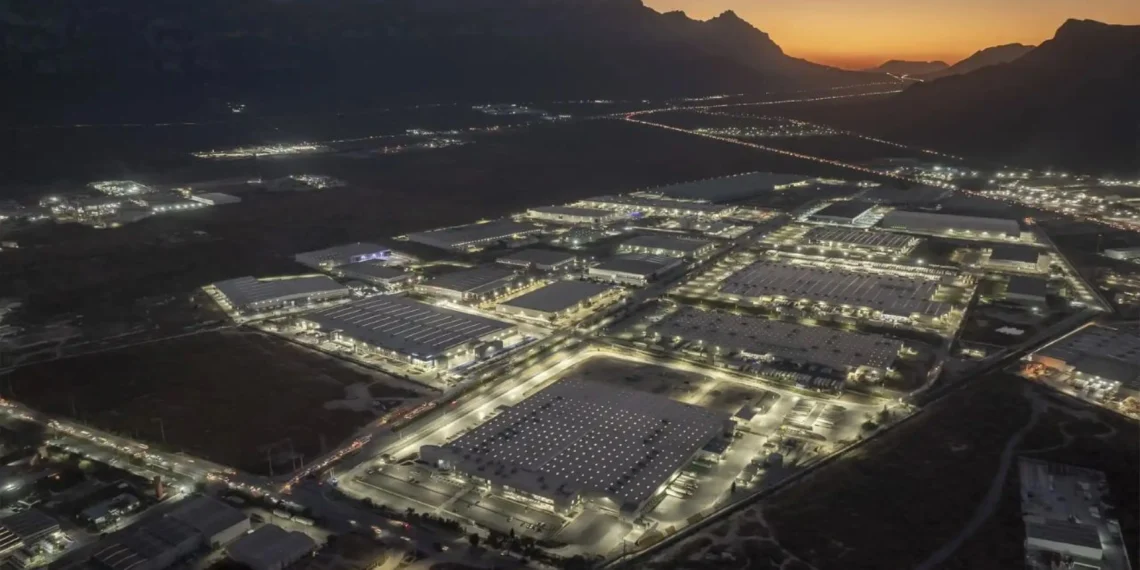 El parque industrial FINSA en el municipio de Santa Catarina daría servicio a la Gigafacory de Tesla en Nuevo León. (Finsa)