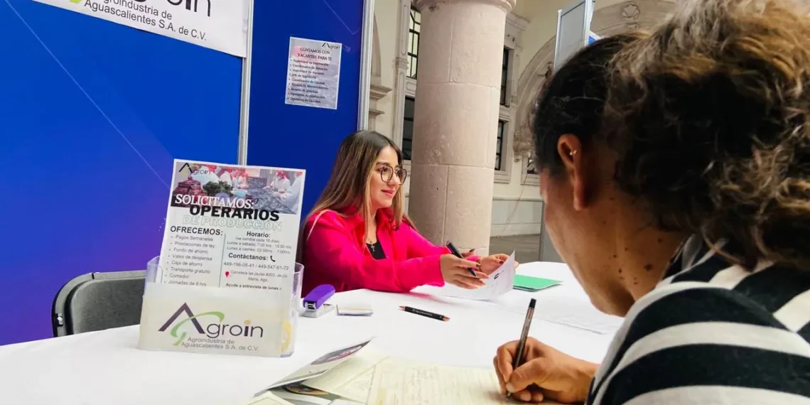 Aguascalientes suma su segundo mes positivo en generación de empleo