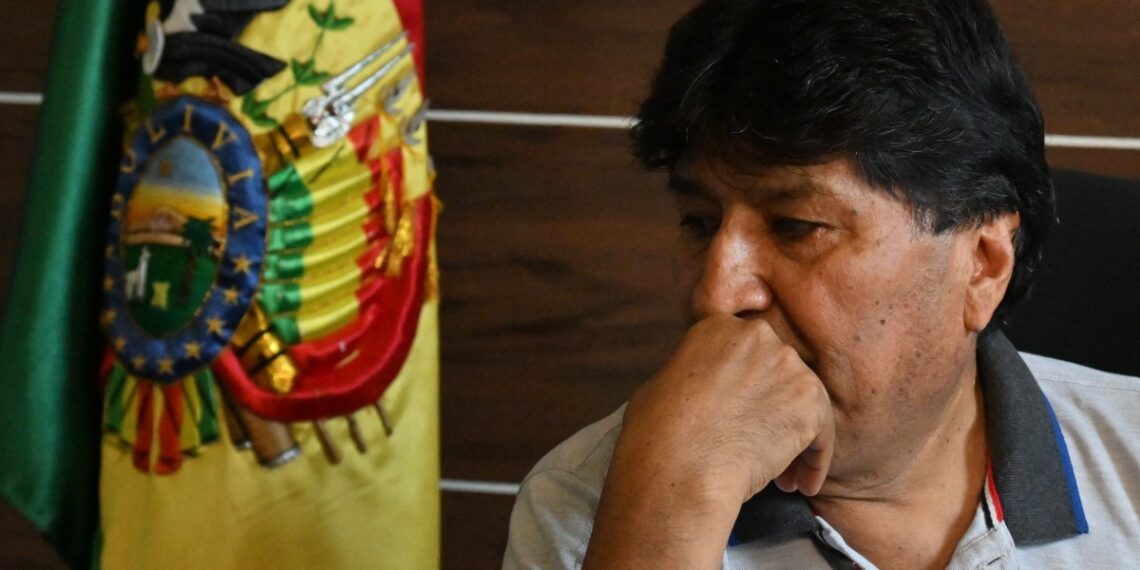 Evo Morales fue acusado de trata de menores. (Photo by AIZAR RALDES / AFP)