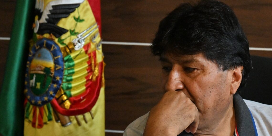 Evo Morales fue acusado de trata de menores. (Photo by AIZAR RALDES / AFP)