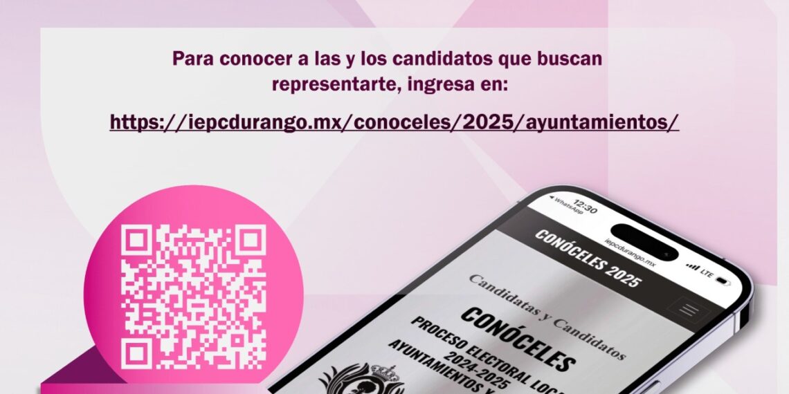 Plataforma conocelos candidatos Durango
