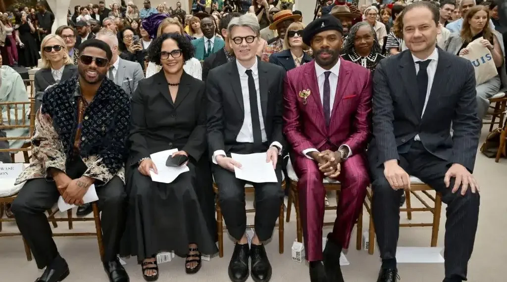 (De izquierda a derecha) Monica Miller, Andrew Bolton, Colman Domingo y Max Hollein asisten a la conferencia de prensa del MET Gala 2025. (AFP)