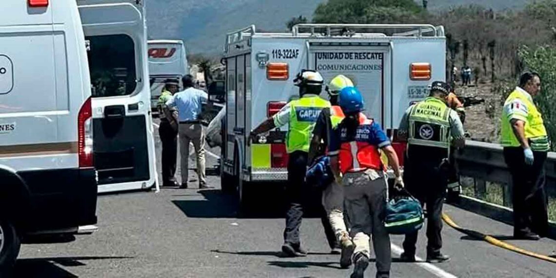 Accidente en la Cuacnopalan-Oaxaca