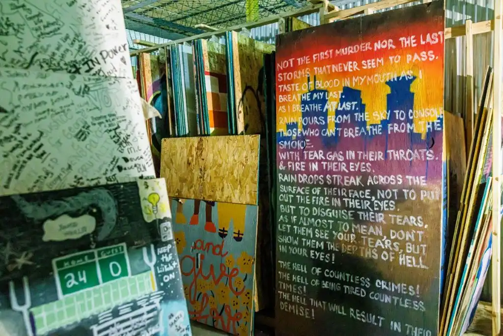 carteles de protesta