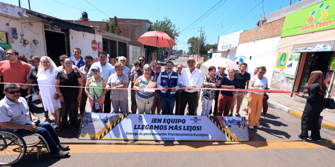Pavimentación fraccionamiento Eucaliptos