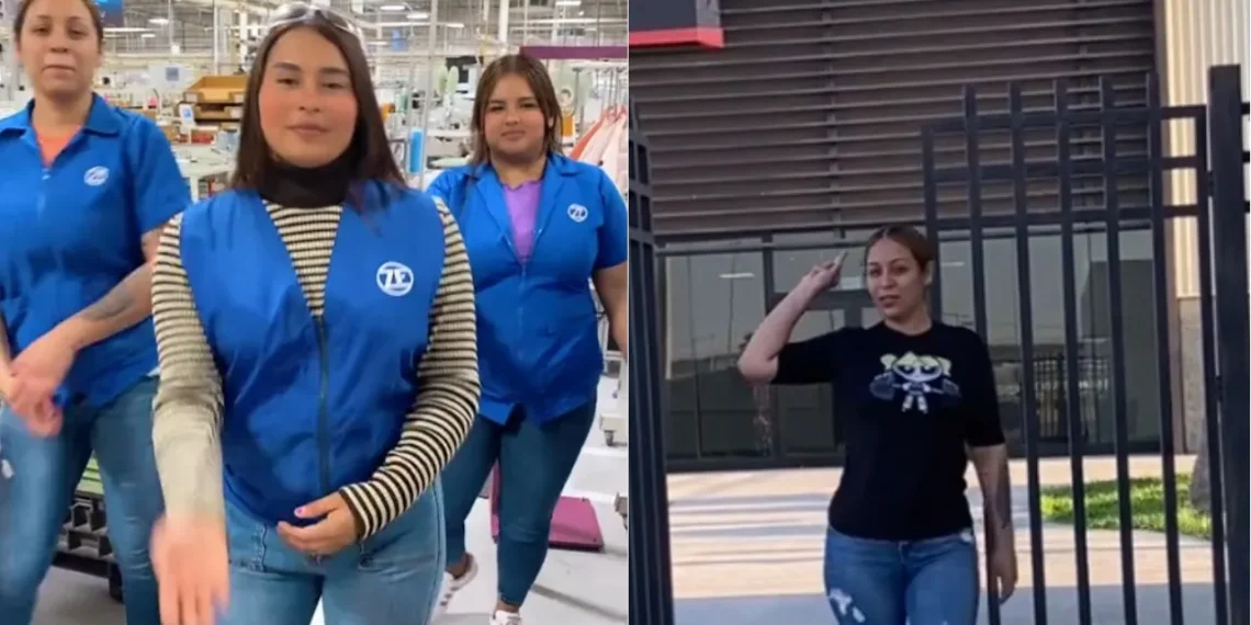 Las jóvenes compartían contenido por una cuenta de TikTok desde dentro de las instalaciones de la planta ubicada en un parque industrial en Gómez Palacio, Durango. (Especial)