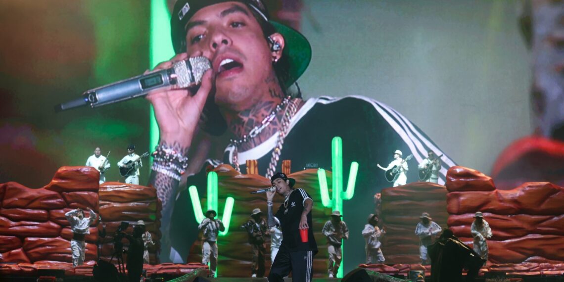 El cantante de regional mexicano Natanael Cano ha estado vinculado a múltiples controversias por su producción musical y vínculos. (FOTO: EDGAR NEGRETE LIRA/CUARTOSCURO.COM)