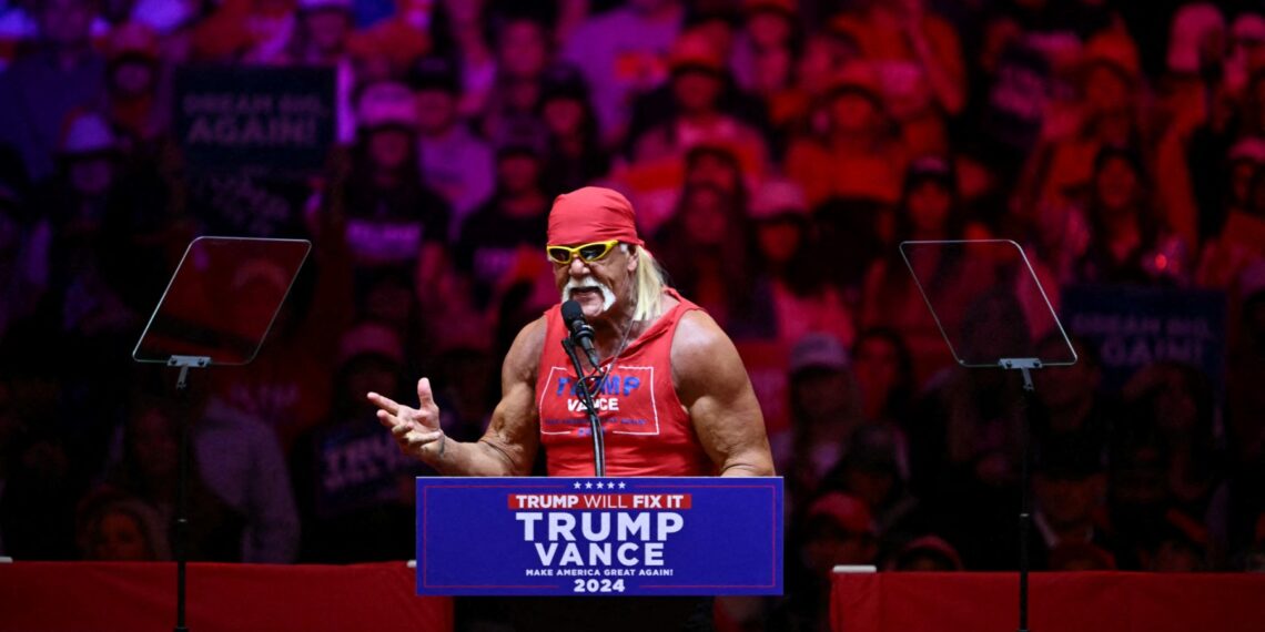 Hulk Hogan fue una de las figuras más icónicas de la WWE. (Photo by ANGELA WEISS / AFP)