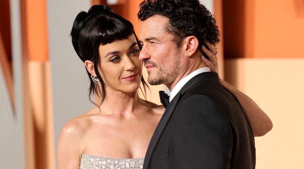 Katy Perry y Orlando Bloom durante la fiesta de Vanity Fair después de los Oscar 2025. (Photo by Neilson Barnard / GETTY IMAGES NORTH AMERICA / Getty Images via AFP)