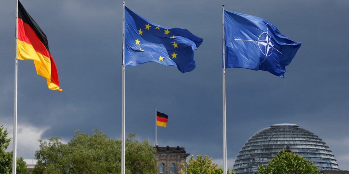 Desde Europa crece una ola de reconocimiento de Palestina, aunque no es el caso de Alemania.  (Photo by Odd ANDERSEN / AFP)