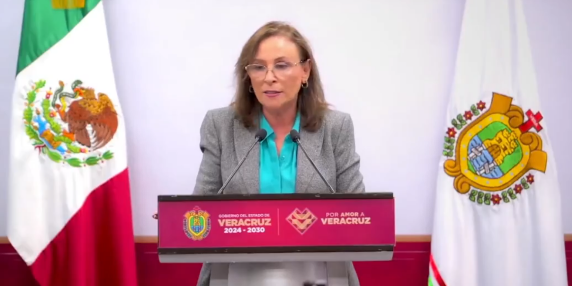 La gobernadora busca cambiar la conversación de las acciones de un grupo criminal. (Especial)