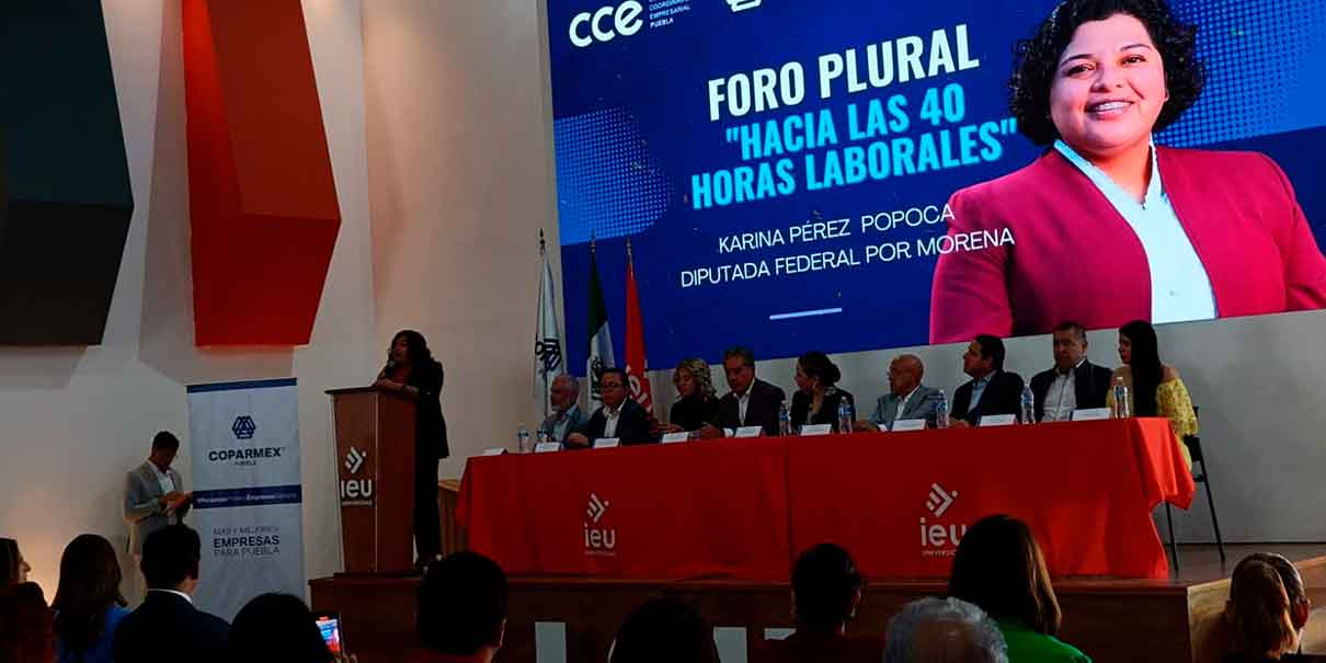COPARMEX y sindicatos en Puebla respaldan jornada de 40 horas con enfoque gradual y sustentado