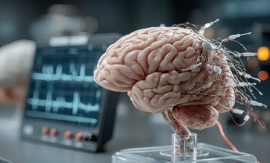 Actualmente un dispositivo cerebro-computadora que se está probando en personas es NEO, que puede restaurar el movimiento de la mano en una persona con parálisis mediante un guante neumático. (AdobeStock)
