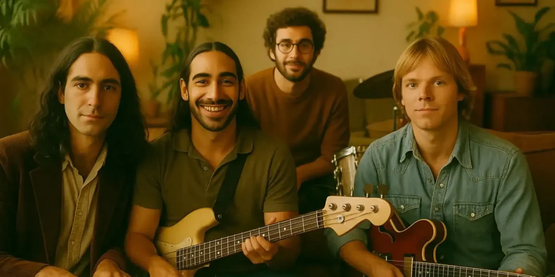 Los supuestos integrantes de la banda The Velvet Sundown. (Especial)